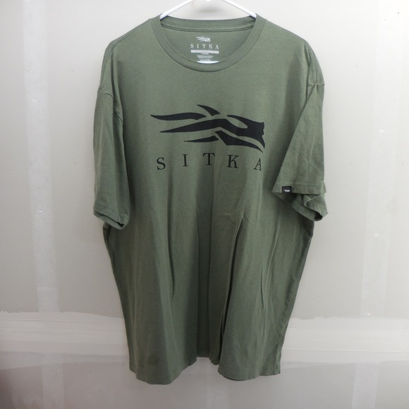 Sitka Gear Other - Sitka Gear Mens Graphic T-Shirt XL Olive Green Logo Short Sleeve Hunting Tee